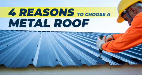 Pro Roofing - 4 Reasons to Choose a Metal Roof - New Minds Group