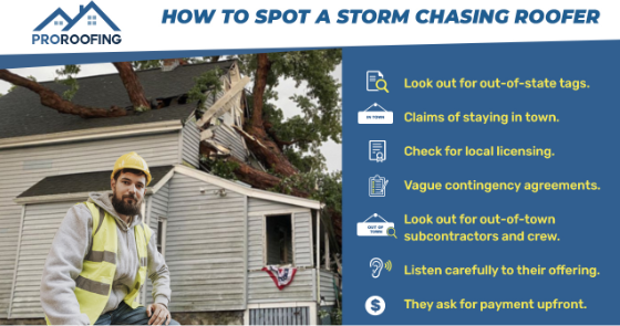 Pro Roofing - How to Spot a Storm Chasing Roofer - New Minds Group