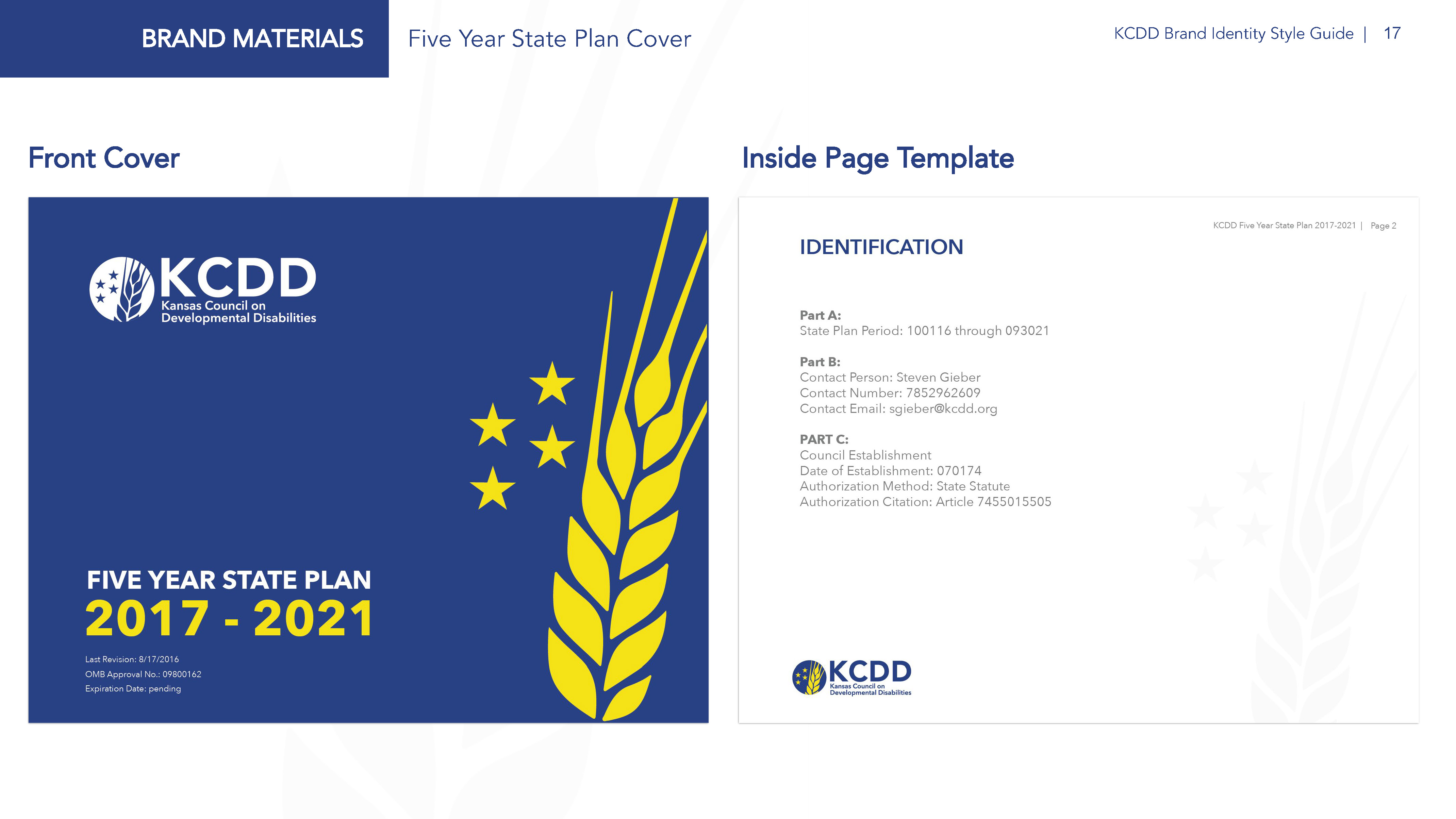 KCDD - KCDD Brand Identity Style Guide Page 17 - New Minds Group