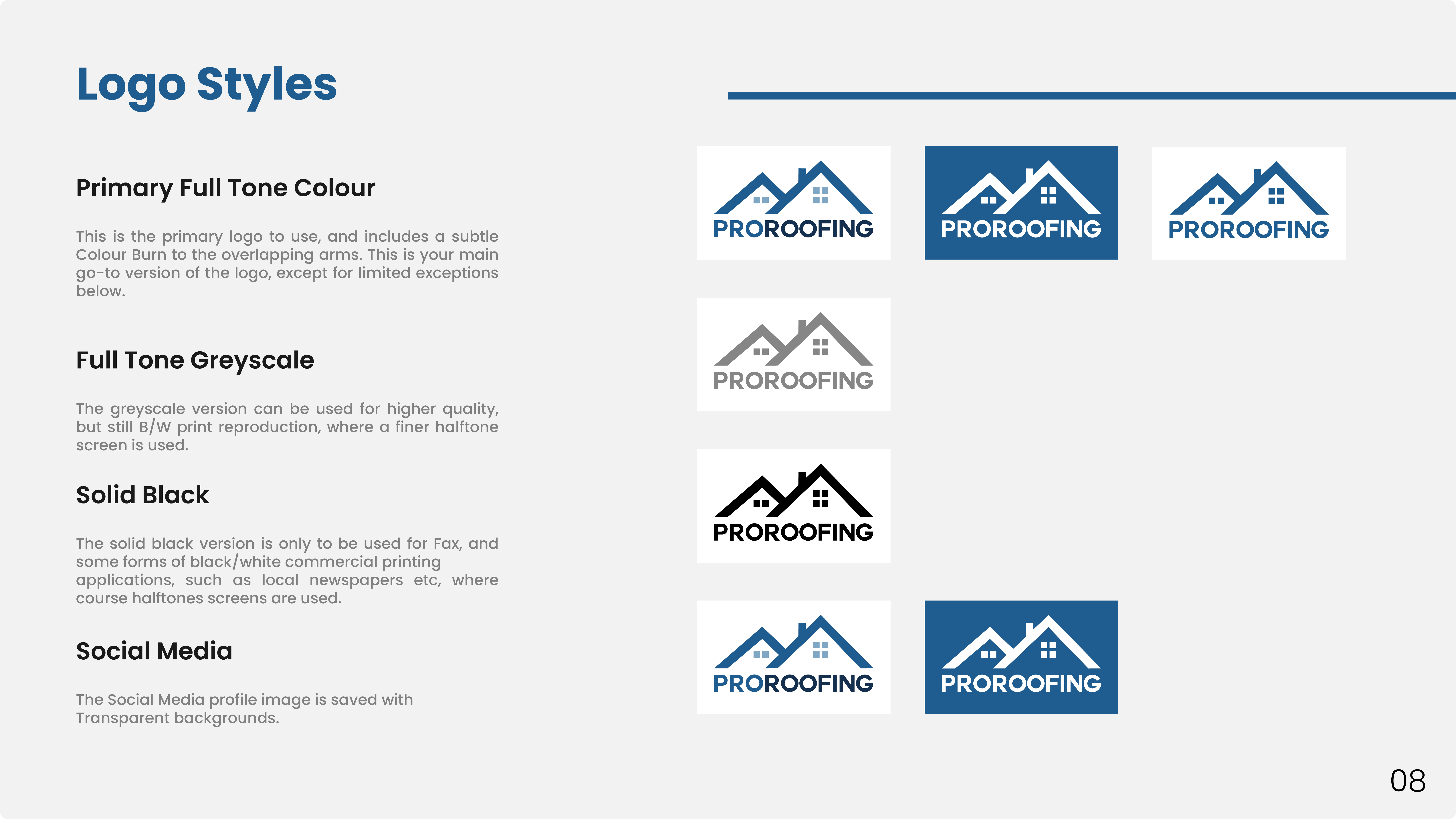 Pro Roofing - Pro roofing Brand Guidelines 10 - New Minds Group
