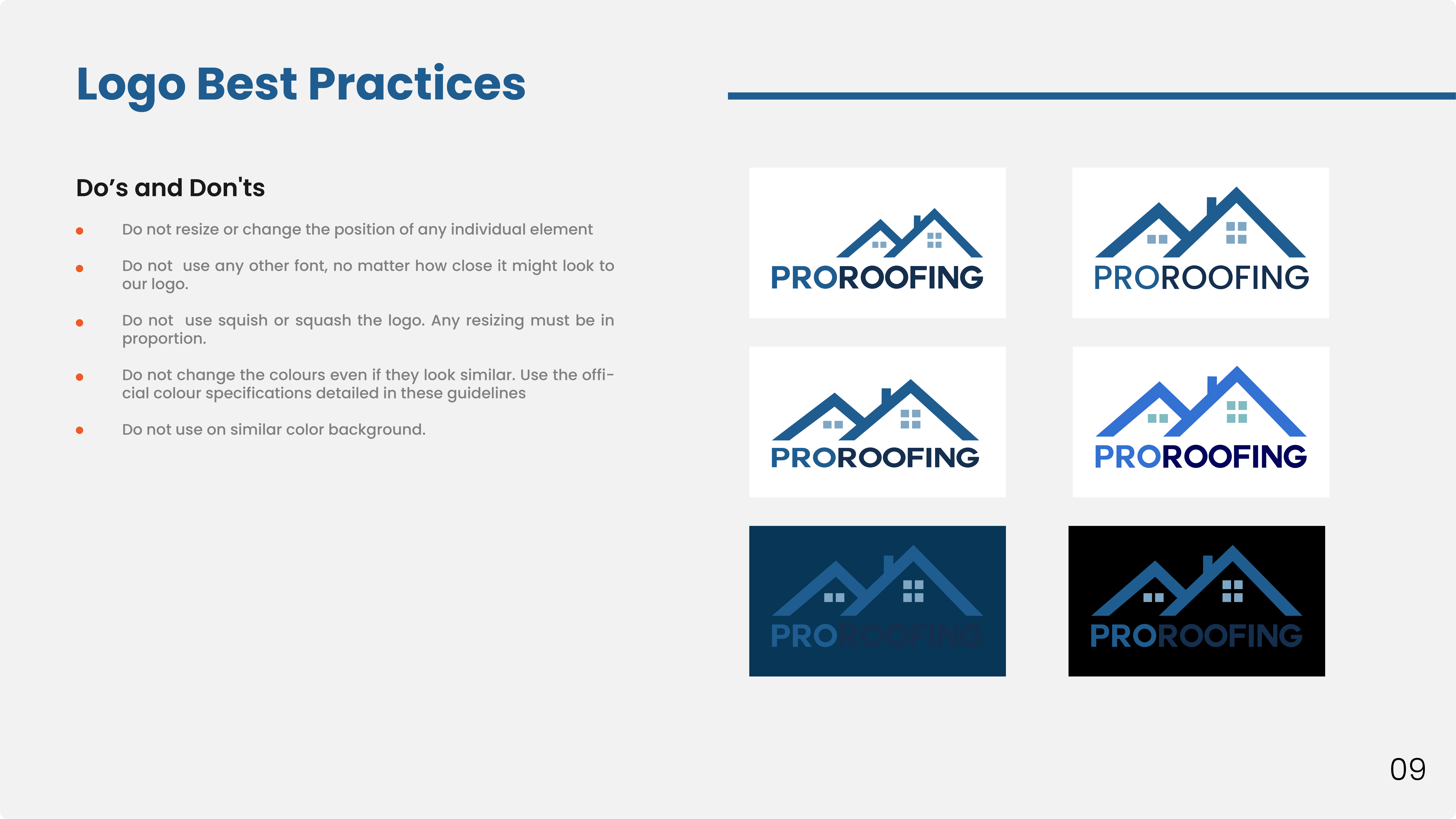 Pro Roofing - Pro roofing Brand Guidelines 11 - New Minds Group